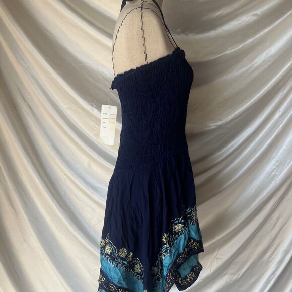 L.S.I Deadstock Fairy indie cottage halter flowy dress - Picture 5 of 7